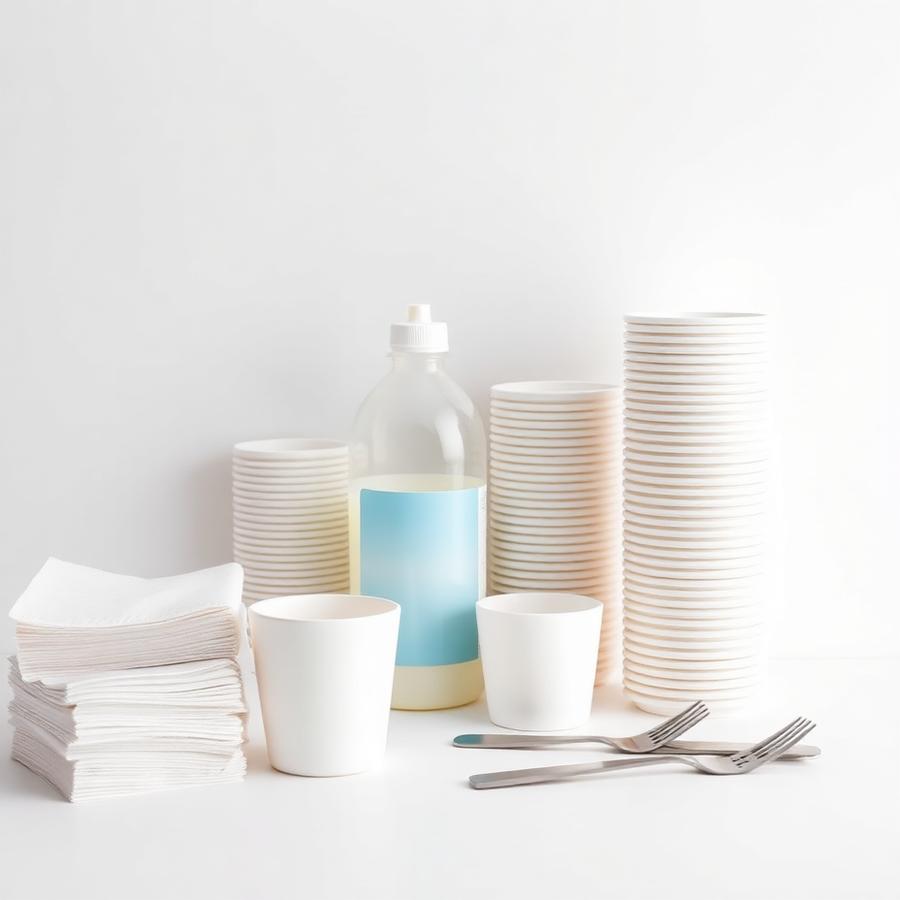 Kitchen — Cucina, monouso e lavaggio